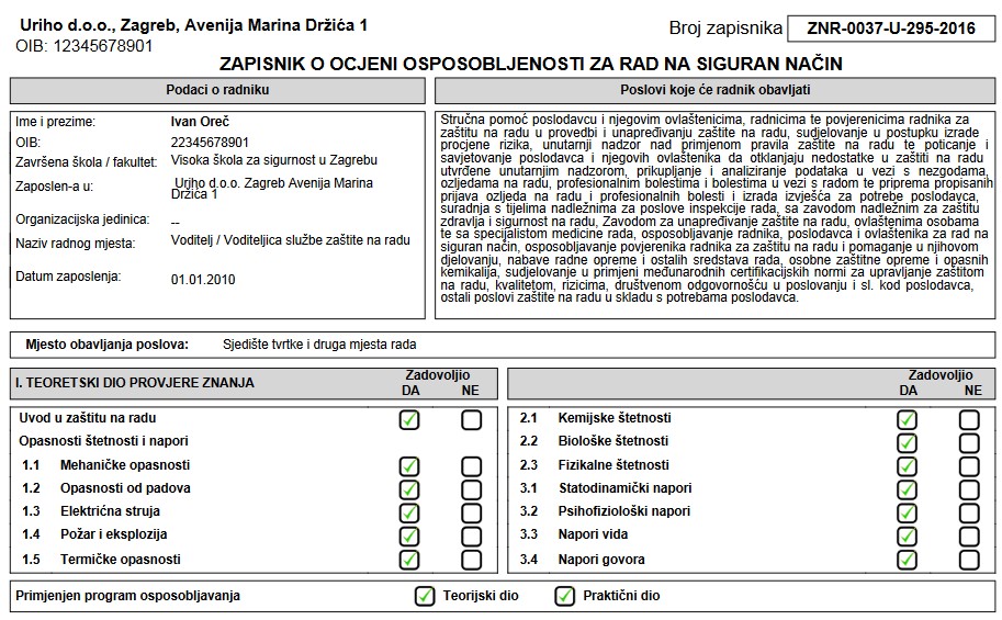 Osposobljavanja - STpro